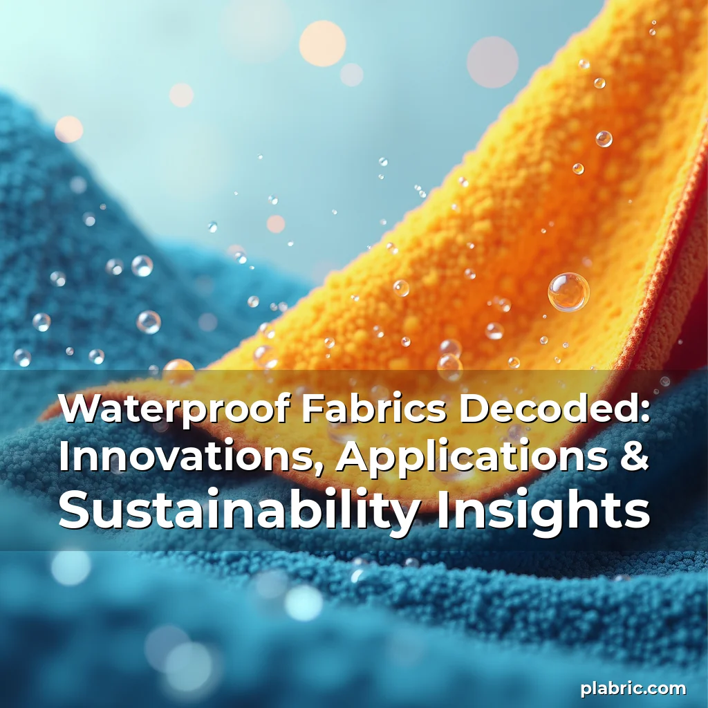 Read more about the article Waterproof Fabrics Decoded: Innovations, Applications & Sustainability Insights